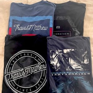 Travis Mathew T-shirts. 4 men’s size medium